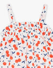 Robe écrue à imprimé cerise FLYROBETTE / 23E2PFR1ROB001