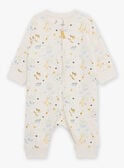 Grenouillère beige clair thème jungle FEDORIAN / 23E5BG25GREA011