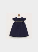 Robe bleu marine PAULIVIA / 18H1BFR1ROB070
