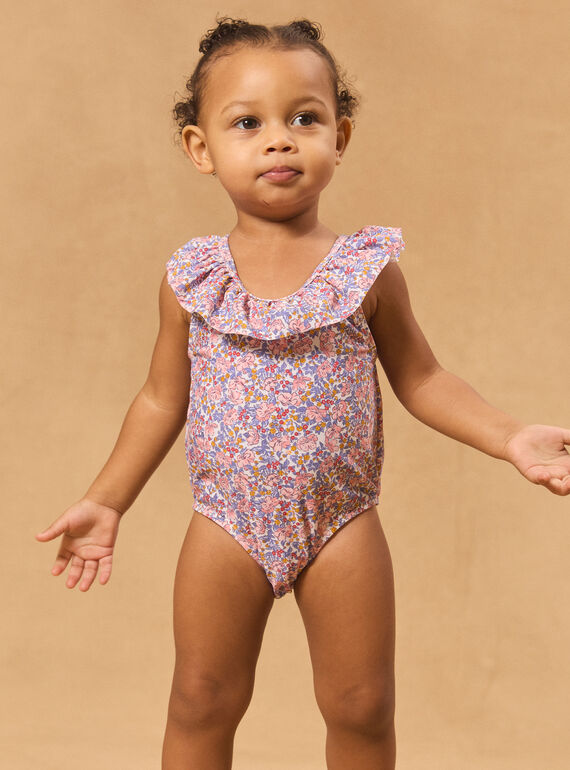 Maillot de bain une pièce imprimé fleuri MITERESE / 25E4BFC2MAI001