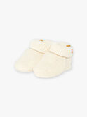 Chaussons Ecru chiné LORD / 24H0AM11CHP006