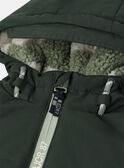 Parka vert sapin Garçon NINUPAGE / 25H3PGE1PARG633