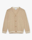 Gilet beige FRECOTAGE / 23E3PGI1GIL806