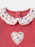 Pyjama Velours Coeur LECOUETTE / 24H5PF43PYJ419