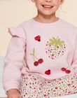 Ensemble pyjama rose pâle à et motifs fantaisie FLOJAETTE / 23E5PF22PYJ309