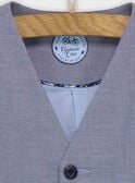 Gilet sans manches bleu gris RISUAGE / 19E3PGF1GSM070