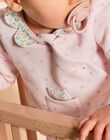 Grenouillère rose clair avec coeur FECOLINE / 23E5BF21GRE321