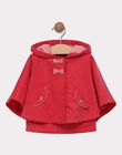 Cape Avec Veste Sans Manches Integree Bebe Fille