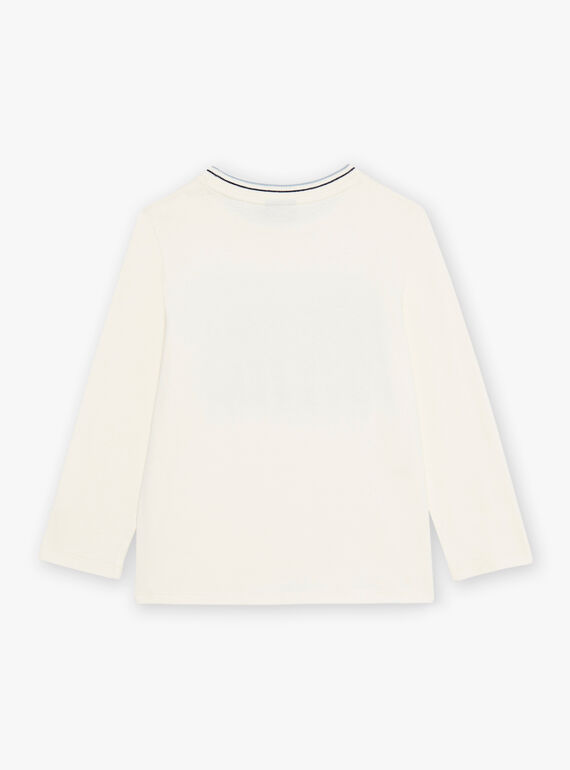 Tee-shirt pingouin écru DUPINGAGE / 22H3PGY2TML001