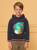 Sweat à capuche Dinosaure LITONAGE 1 / 24H3PGB1SWE070