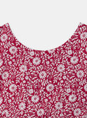 Robe réversible imprimé fleuri et uni MORIVETTE / 25E2PFJ3ROBF506