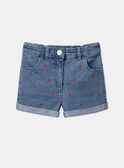 Short en jean coeurs KLAKETTE / 24E2PFN1SHOP269