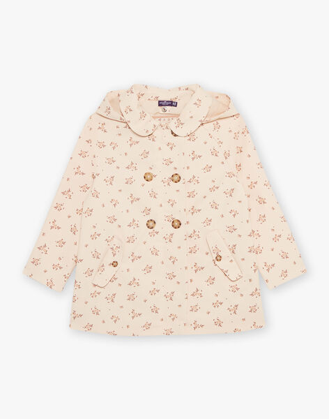 Parka beige 3 en 1 à fleurs FRATERETTE / 23E2PF51PAR808