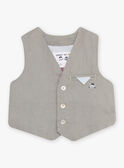 Gilet de cérémonie vert sauge bébé garçon CYBERNARD / 22E1BG11VSMG610