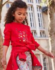 T-shirt rouge à motifs Paris DIFLORETTE / 22H2PFE3TML050
