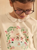 Pyjama noël col claudine LECLOETTE / 24H5PFF2PYJ001