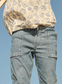 Pantalon confortable en denim MECOULAGE / 25E3PG81JEAP270