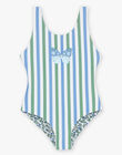 Maillot de bain 1 pièce réversible écru à imprimé fleuri FRYVERETTE / 23E4PFM2D4K001