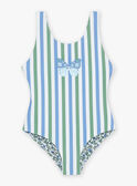 Maillot de bain 1 pièce réversible écru à imprimé fleuri FRYVERETTE / 23E4PFM2D4K001