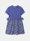 Robe bi-matière MEBIGETTE / 25E2PF82ROBC238