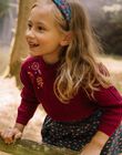 Pull groseille en maille DYABOLETTE / 22H2PFU1PULD307
