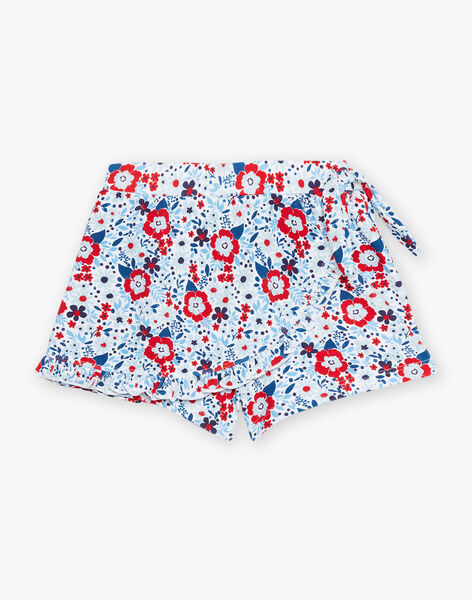 Short de bain écru à imprimé à fleuri FRYSHUETTE / 23E4PFM1SDB001