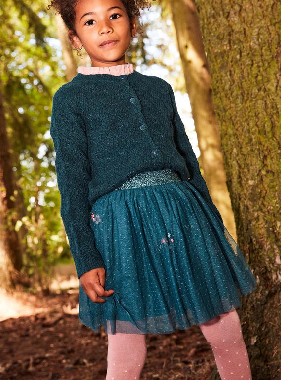 Jupe tutu à broderies fleurs DUIJUPETTE / 22H2PFZ1JUPG633