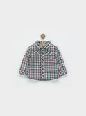 Chemise marron à carreaux PARAYAN / 18H1BGP1CHMI811