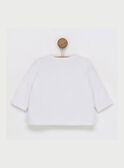 Tee shirt manches longues blanc RYABY / 19E0NM12TML001