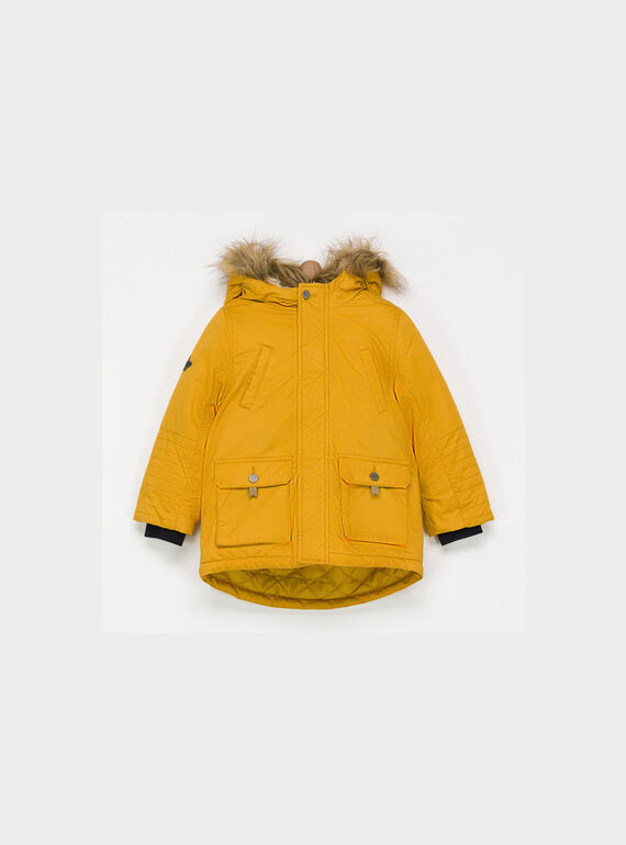 parka jaune garcon