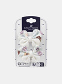 Barrettes papillons MATIETTE / 25E4PFM3BRT954