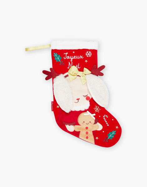 Botte de Noël en velours rouge lapin DUJUSTINE / 22H4BF71ACD050