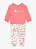 Ensemble pyjama rose en molleton graté KECHARLIE / 24E5BF51PYJ308