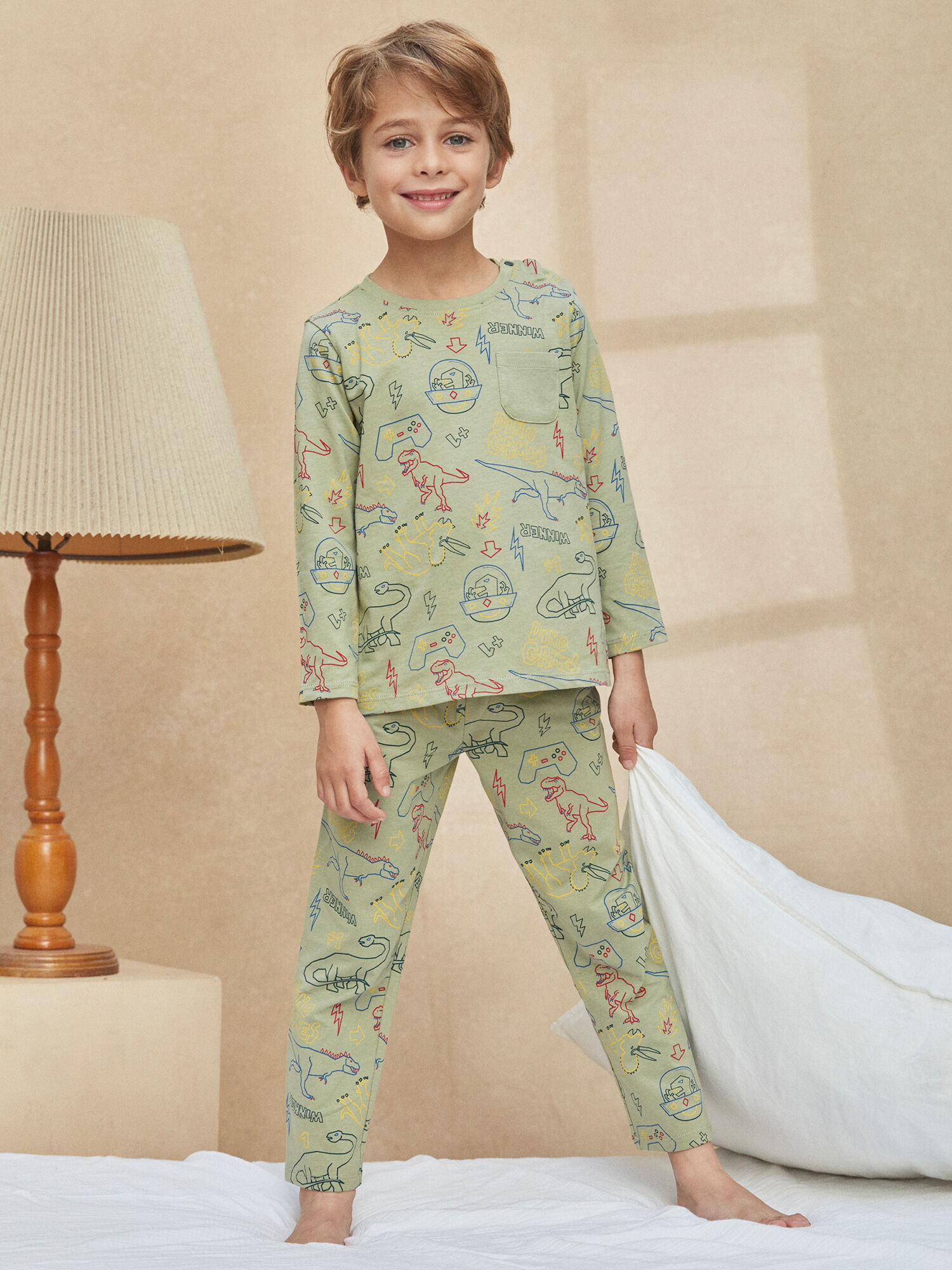Pyjama Kaki Garcon Sergent Major