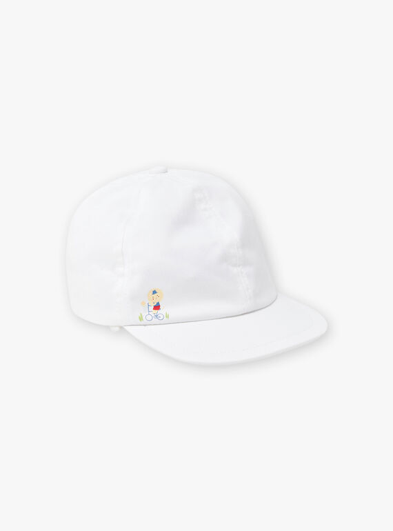 Casquette blanche bébé garçon TYHENZO / 20E4BGZ1CHA000