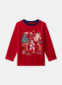 Pyjama noël rouge LAPAGE / 24H5PGF3PYJ050