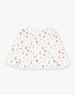 Gilet en tubique écrue avec surpiqures FADINA / 23E1BFB2CAR001