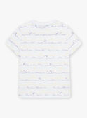 T-shirt blanc enfant garçon COARAGE / 22E3PGN2TMC000
