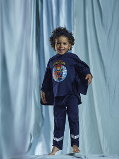 Pyjama déguisement super-héros bleu nuit enfant garçon CYJAMAGE2 / 22E5PGE1PYT705