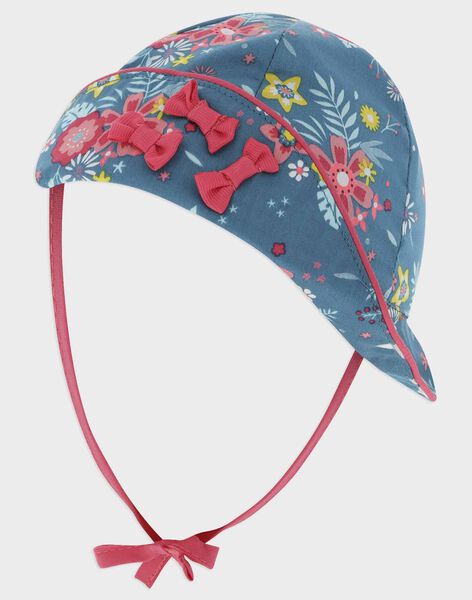 Chapeau Bleu Imprime Fleuri Bebe Fille Fleurs D Australie Bebe Sergentmajor