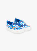 Slip-on bleu à imprimé requins FEVANAGE / 23N10PG31D16715