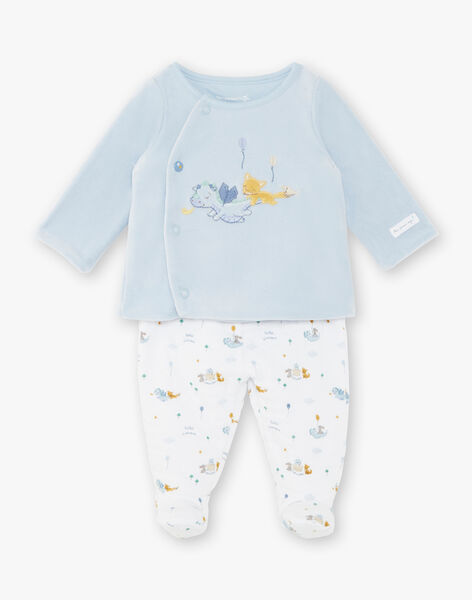 Ensemble Veste Croisee En Velours Et Pantalon En Tubique Bebe Garcon Collection 0 12 Mois Naissance Sergentmajor