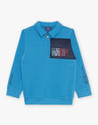 Sweat Marin bleu à col zippé FOVARAGE / 23E3PGC1SWE201