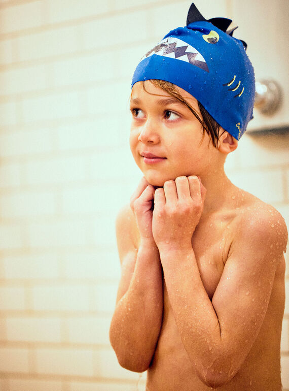 Bonnet de piscine Bleu, Garçon