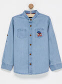 Chemise bleue NIBORIAGE / 18E3PGI1CHM205