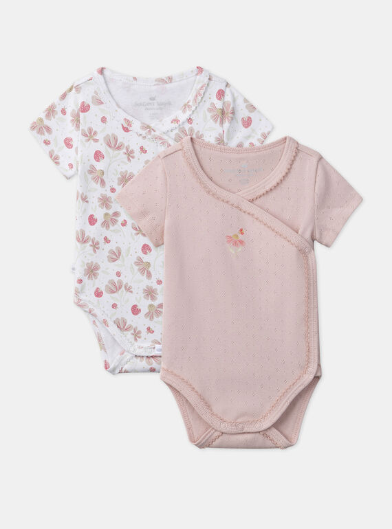 Lot de 2 bodies  à manches courtes MOLENE / 25E0NFI1BOD000