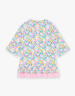T-shirt de bain écru à imprimé fleuri FRYUVETTE / 23E4PFM1BUV001