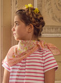 Foulard carré imprimé fleuri  MLAFOLETTE / 25E4PFK1ECH301
