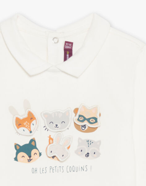 Body T-shirt écru DANICO / 22H1BGU1BOD001