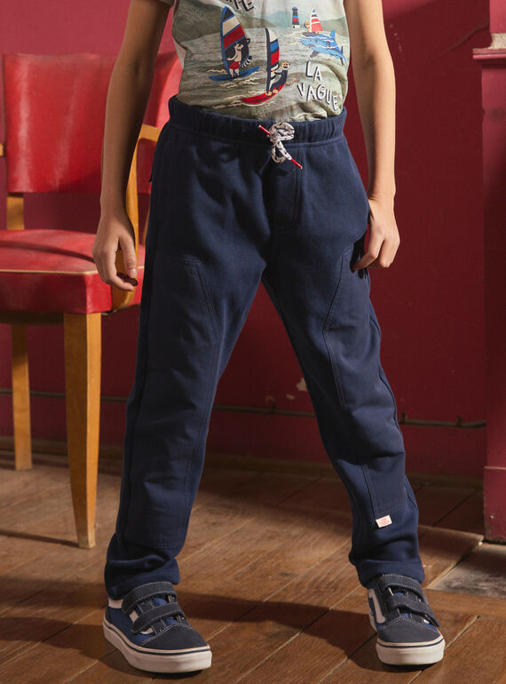 Pantalon Confortable Bleu marine MOBOAGE / 25E3PGJ1CFP070